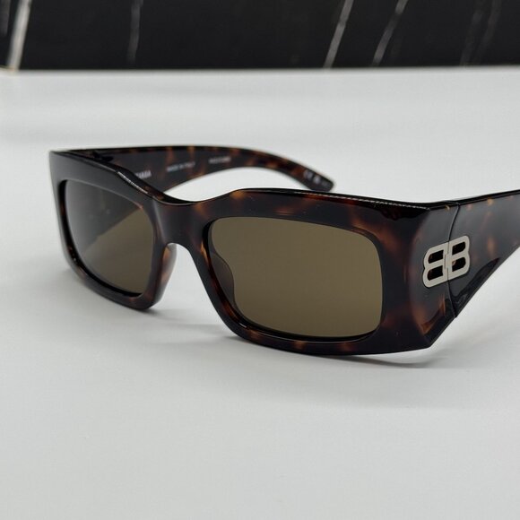 NEW BALENCIAGA SUNGLASSES HAVANA UNISEX EYEWEAR BALENCIAGA BB0291S 003